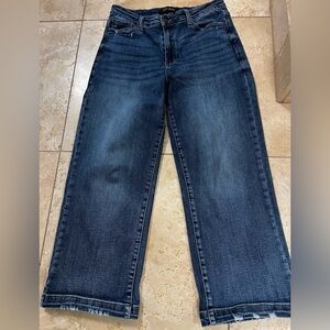Judy Blue Crop Blue Denim Jeans